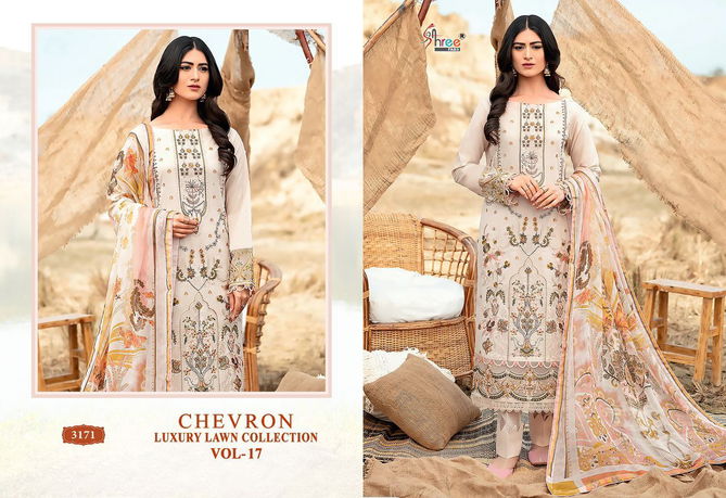 Chevron Luxury Lawn Collection Vol 17 Pakistani Suits Catalog
